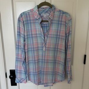 Southern Tide Women’s Pop over Performance Shirt